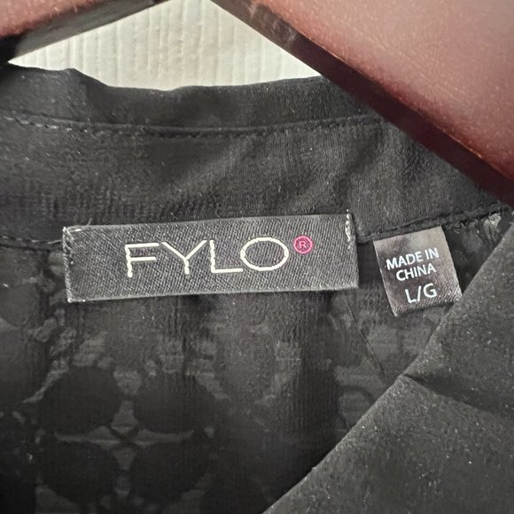 Fylo Designer Brand Women's Sleeveless Sheer Lace Blouse! - Picture 3 of 8